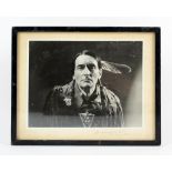 Grey Owl - Vintage Black & White photograph commemorating his UK tour in 1935/36, signed by the