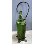 Early 20th century green painted oil dispenser