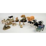 Three Beswick cows including CH. Coddington Hilt Bar and CH. Claybury Leegwater, together with other