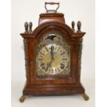 Modern Warmink mahogany and brass mounted clock,