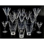 Waterford crystal Sheila table glass, various (approx 14)