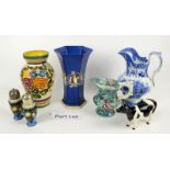 A quantity of decorative ceramics including Fenton and a Beswick model CH. Claybury Leegwater. (