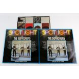 Searchers - Spotlight on the Searchers, two double LP album covers signed by all four members, one