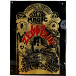 Led Zeppelin - Large vinyl poster of Electric Magic at Empire Pool Wembley, flat, 23.5 x 31.5