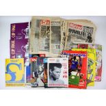 Football - Wimbledon Winning the FA Cup in 1988 Newspapers, 3 football scrapbooks from 1969, 2x 1997