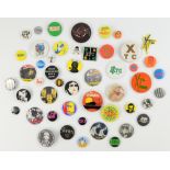 1970's Original music badges, Approx 50 in total including Sex Pistols, XTC, Supertramp, Stranglers,