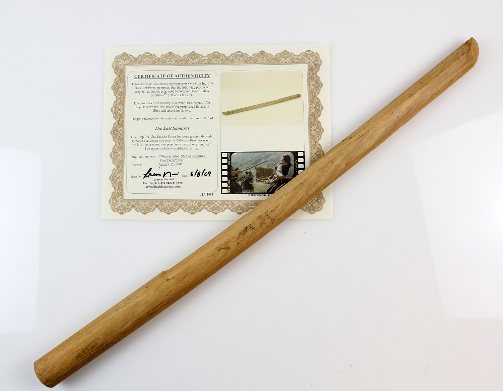 The Last Samurai (2003) - Practice katana from the movie starring Tom Cruise, with certificate of - Image 2 of 2