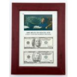 3000 Miles to Graceland (2001) - Screen used robbery currency proceeds from the movie starring