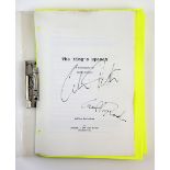 The King's Speech (2010) - Production used script (yellow revisions), signed by Colin Firth and