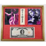 From Dawn Till Dusk (1996) - Production used bank note from the movie starring George Clooney and