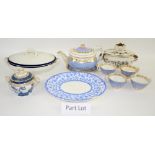 A large quantity of predominantly tableware ceramics including part tea and dinner services, various