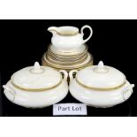 A Royal Doulton 'Clarendon' pattern (H4993) part dinner service. (qty)