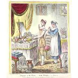 James Gillray (1756/57-1815), Progress of the Toilet; The Stays; Progress of the Toilet; The Wig;