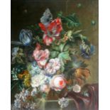 § Ferdinand Thurnherr (Swiss, 1875-1955) after Herman Van Der Mijn. Still Life of Flowers in the