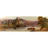 Walter Stuart Lloyd (British, a.1875-1929), 'Chepstow' watercolour, signed and dated 1904, 30cm x