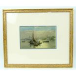 Samuel Phillips Jackson (British, 1830-1904) St Ives, watercolour, signed, 11cm x 18cm Provenance: