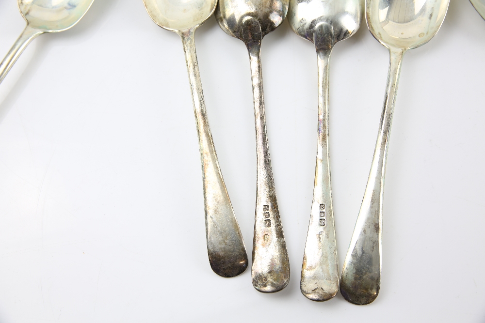 Six George V silver Old English pattern tablespoons, by Josiah Williams & Co., London, 1933, 15oz, - Image 3 of 4