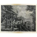 Set of four 19th Century prints after William Hogarth, printed by W Hogarth, engraved by G.