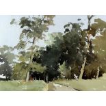 John Yardley, landscape, signed watercolour, 30cm x 46cm .