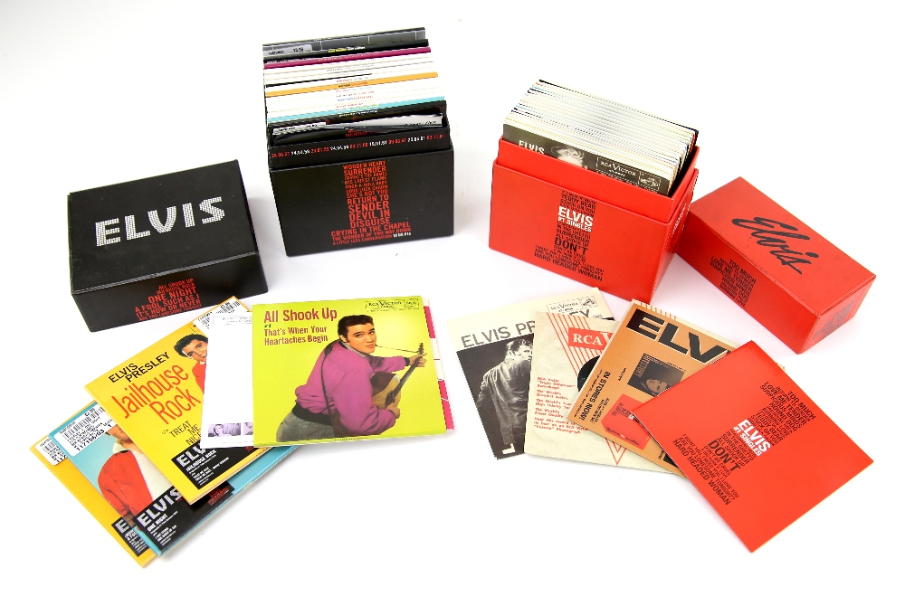 Elvis - Limited Edition UK Singles Box Set containing 18 UK No 1 CD singles, Number 08525 &