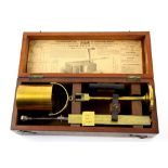 Chondrometer or Corn balance by Corcoran, Witt and Co, in wooden case and a 19th century corn
