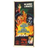 The Son of Dr. Jekyll (1951) Australian Daybill film poster, folded, 13.5 x 30 inchesProvenance: