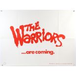 The Warriors (1979) British Quad Teaser film poster, directed by Walter Hill, Paramount, folded,