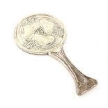 Revised estimate Kate Harris for William Hutton & Sons Ltd Art Nouveau silver-mounted hand mirror,