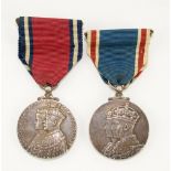 Chalkley, Sir, (Harry) Owen named Coronation medals George V and VI (2).