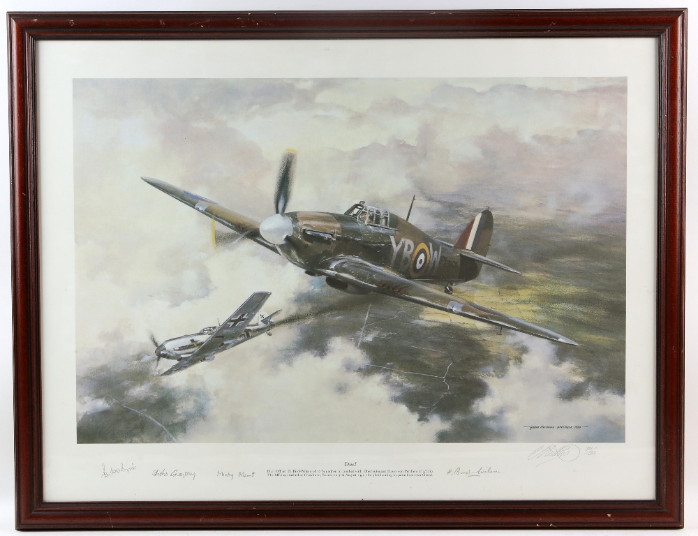 Robert Taylor, Hurricane Scramble, limited edition print no. 825/1000, signed to the margin with - Image 9 of 9
