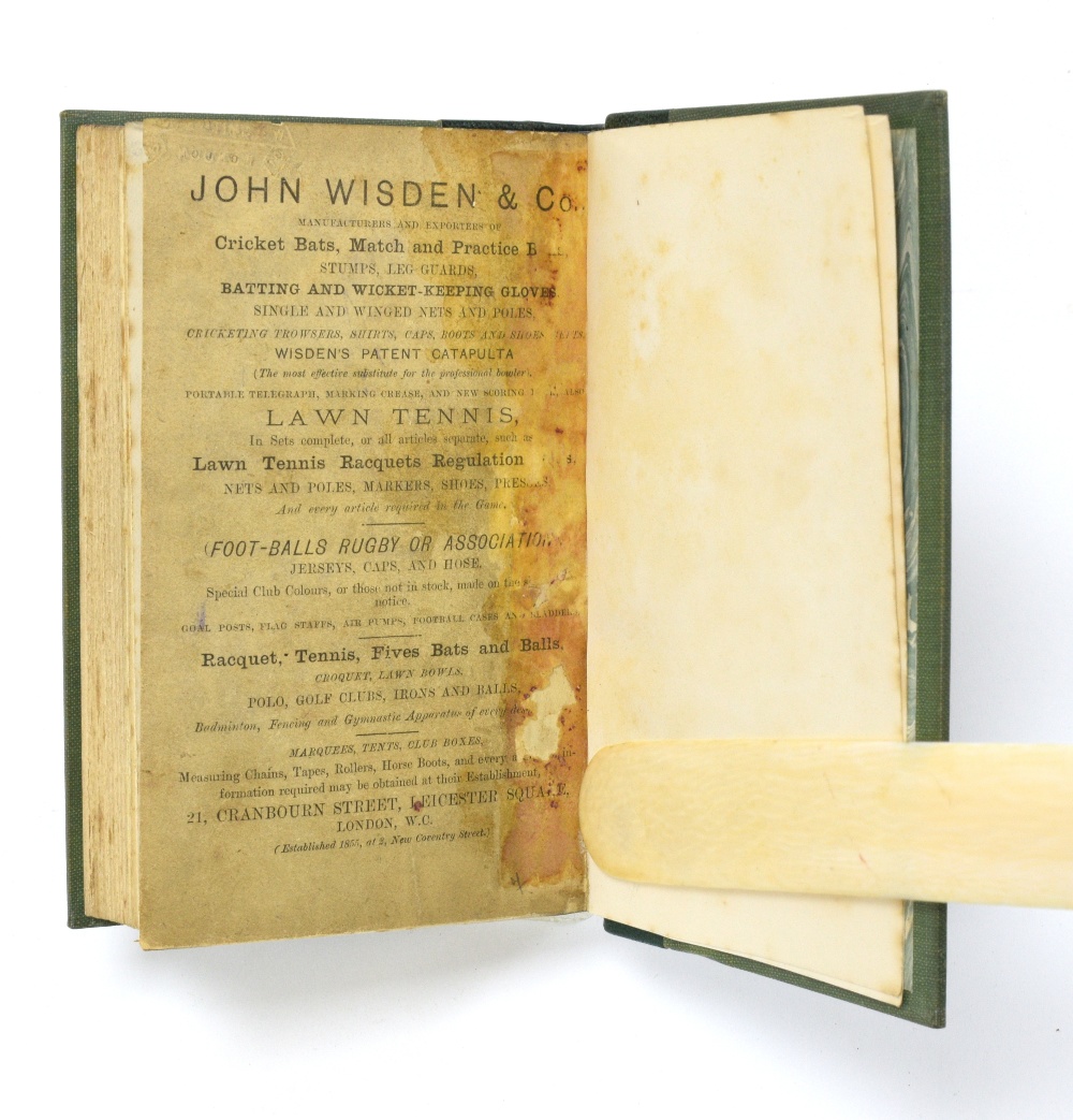 John Wisden's Cricketers' Almanack 1879-1889 ( 79-81 bound as one, 82-84 bound as one, 85-86 bound - Image 16 of 31