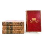 H.A Taine, History of English Literature, in four volumes, 1873-74, and a quantity of old cloth