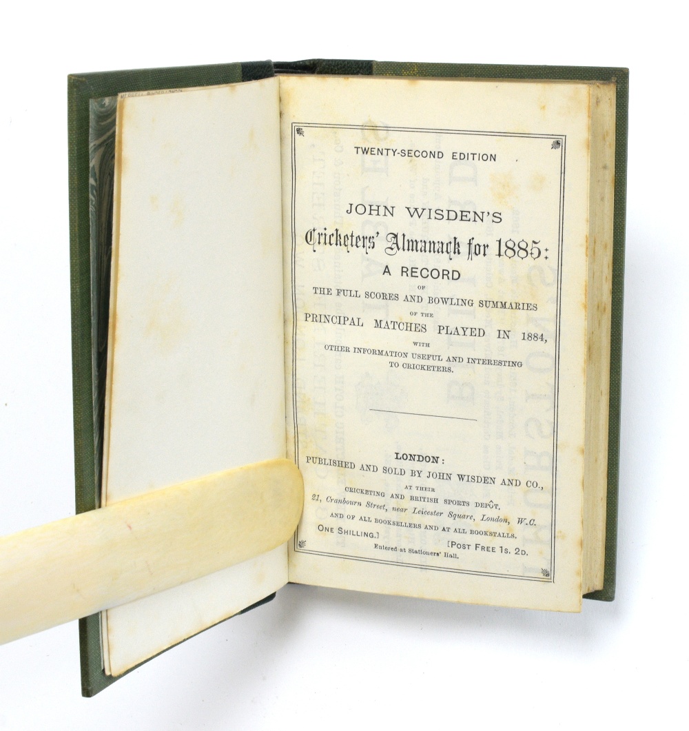 John Wisden's Cricketers' Almanack 1879-1889 ( 79-81 bound as one, 82-84 bound as one, 85-86 bound - Image 13 of 31