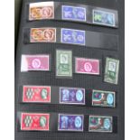 Stamps. Green Album of Great Britain 1840 1D Black and 2D blue used, 1D reds, Edward VII 1/2d - 7d