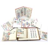 Large Collection of World Stamps in eighteen Albums and Stockbooks including early Lincoln Album