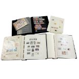 France Collection in two Lighthouse stamp albums and stock book Mint and used from 1853-1990