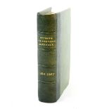 John Wisden's Cricketers' Almanack, 1864-1867 bound as a single volume in green, (no adverts),