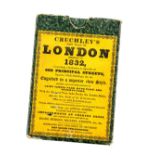 Cruchley's New Plan of London circa 1832 in slipcase with paper label. Outer case scuffs and various