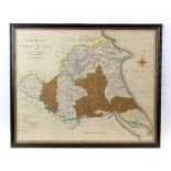 19th century Map East Riding Yorkshire, 19th century map of Yorkshire and 19th century map of