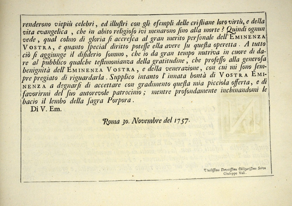 Vasi, Guiseppe, Delle magnificenze di Roma antica e moderna, libro ottavo, che contiene, I monasteri - Image 7 of 13