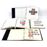 Lighthouse stamp Albums(4) and other albums(3), Belguim from 1861, 1928 Orval Abbey set, Mint,