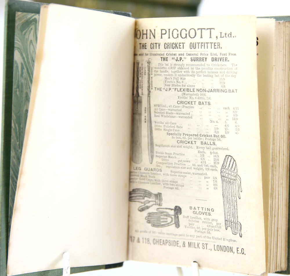 John Wisden's Cricketers' Almanack,1900-1913, 14 vols. all except 1903 with original paper covers. - Image 10 of 15