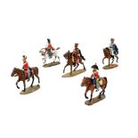 Collection of modern di-cast military figures to include five Del Prado mounted figures.