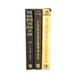 Ian Fleming James Bond, two first editions; The Man With the Golden Gun, pub.1965, Thunderball, pub.