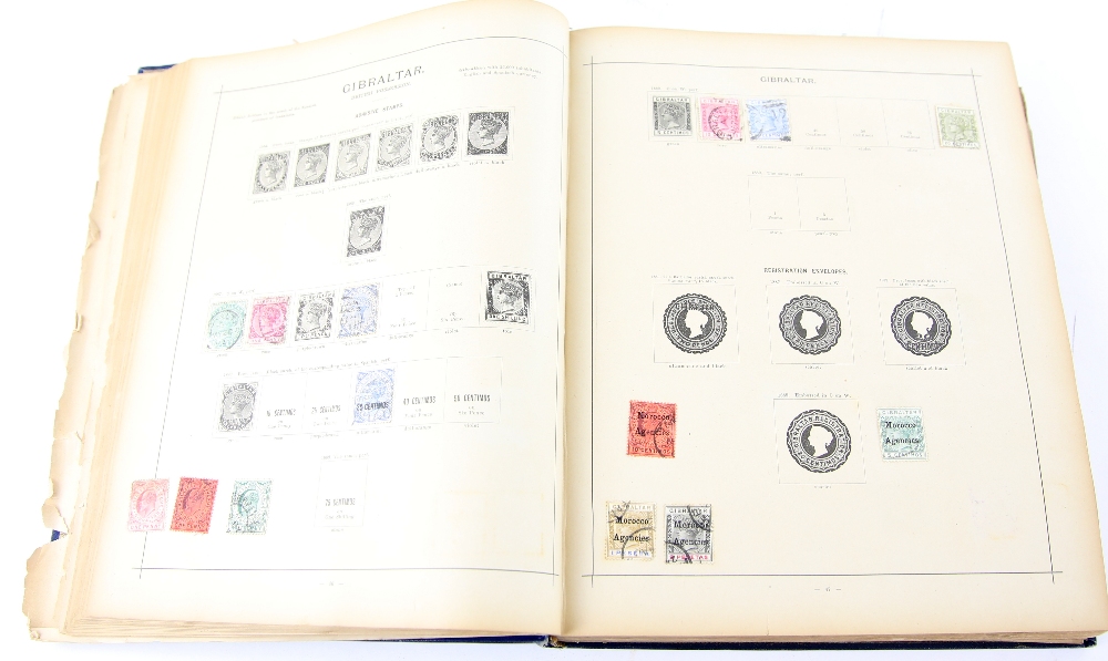 Early Senf Album of World Stamps up to 1890's with Great Britain 1840 1D Black used, Australian - Image 3 of 4