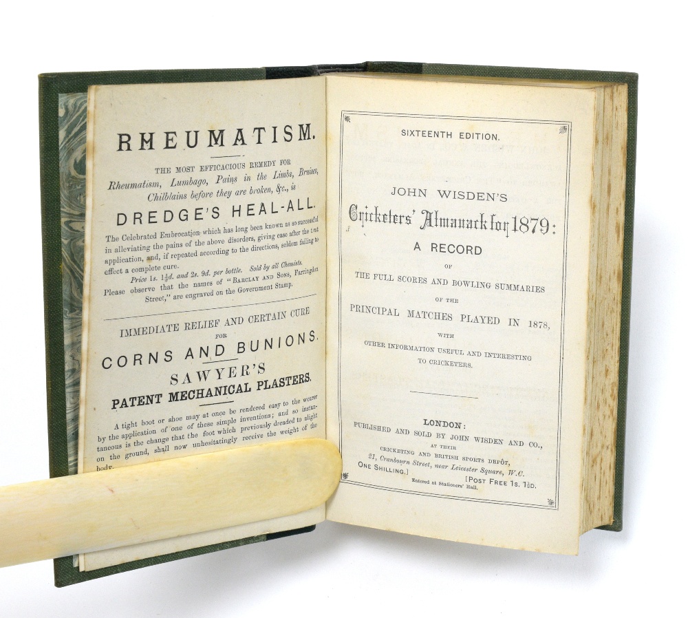 John Wisden's Cricketers' Almanack 1879-1889 ( 79-81 bound as one, 82-84 bound as one, 85-86 bound - Image 15 of 31