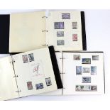 France and Colonies (3) Stamp albums from 1853 Imperfs, 1936 Air 50fr ultramarine used, 1936 Air