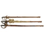 1821 Pattern Artillery Officers Sword in leather scabbard, 1821 Pattern Victorian Marine Artillery