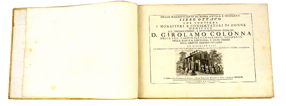 Vasi, Guiseppe, Delle magnificenze di Roma antica e moderna, libro ottavo, che contiene, I monasteri