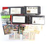 Various World Stamps in Albums and loose with Great Britain First Day Covers, France, Germany in